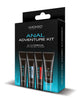 Cargue la imagen en el visor de la galería, Set de regalo Wicked Sensual Care Anal Adventure Kit con cuatro botellas de una onza

