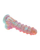 Load image into Gallery viewer, Evolved Fantasy Multicolor Silicone Vibrator With 8 Rings And Suction Base
