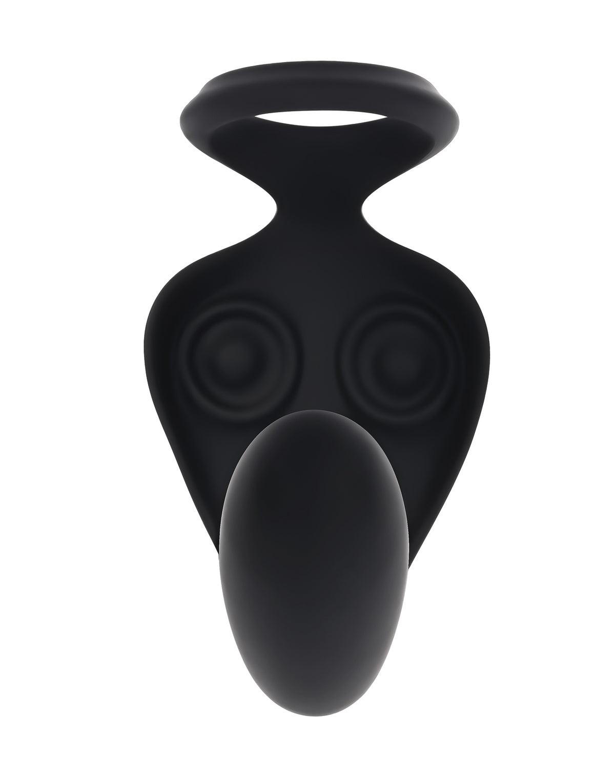 Anillo vibrador para el pene y masajeador de próstata Zero Tolerance Ballin Out, negro