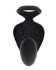 Cargue la imagen en el visor de la galería, Anillo vibrador para el pene y masajeador de próstata Zero Tolerance Ballin Out, negro
