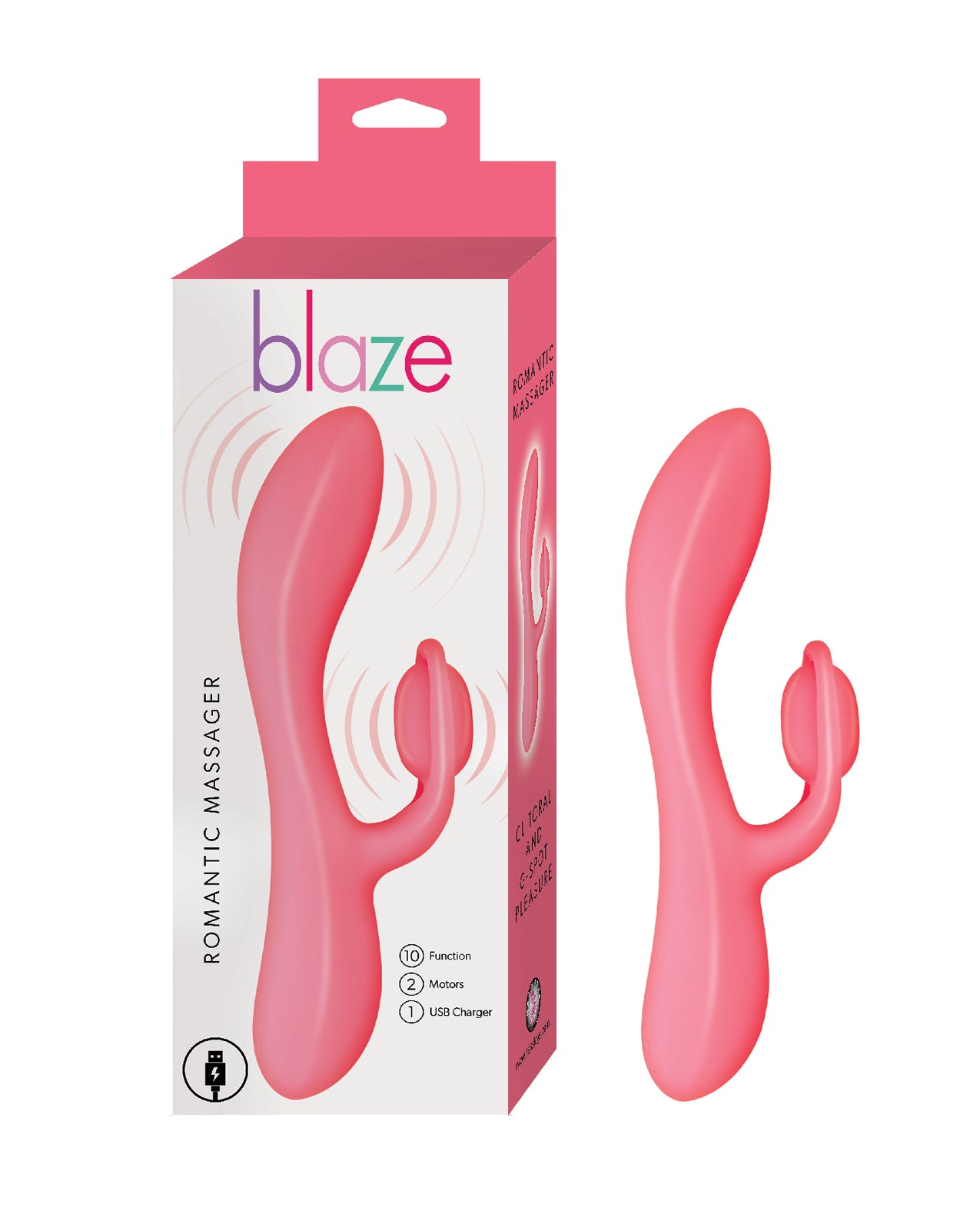 Blaze Romantische Massager - Rood