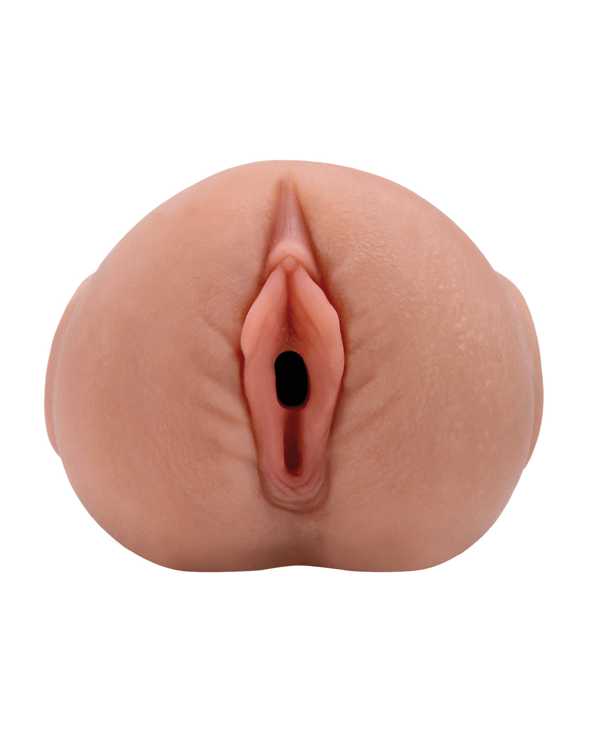 Masturbator pentru penis PDX Plus Squeeze Core, cu finisaj maro moale și realist