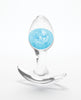 Cargue la imagen en el visor de la galería, Plug anal pequeño Cosmic Glams de silicona con canica de vidrio interna, azul Starlight
