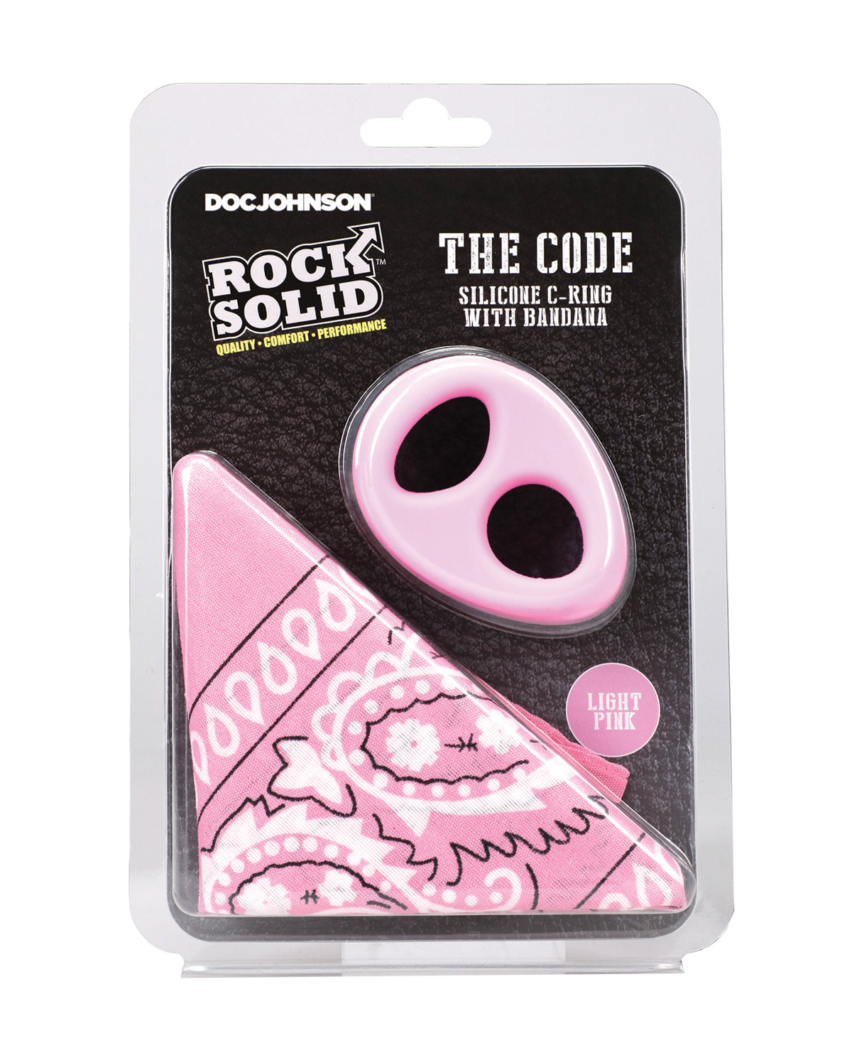 Rock Solid The Code シリコン製コックリングとお揃いのバンダナのセット