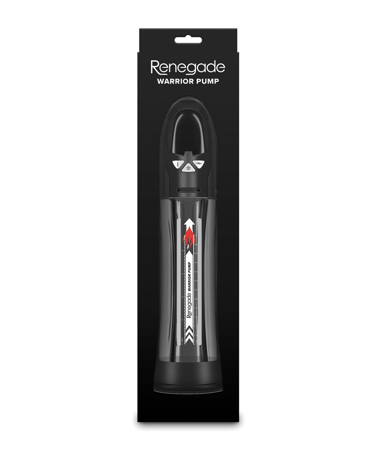 Bomba resistente al agua Renegade Warrior con pantalla LCD y funda de dona de TPE
