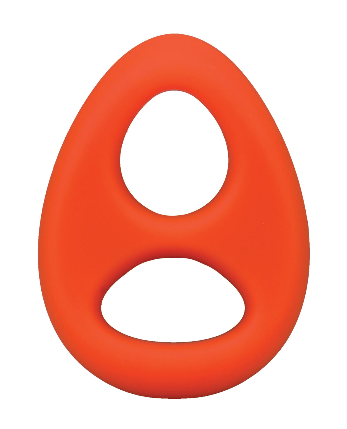 Anillo para el pene de silicona Rock Solid The Code, naranja y negro, con bandana