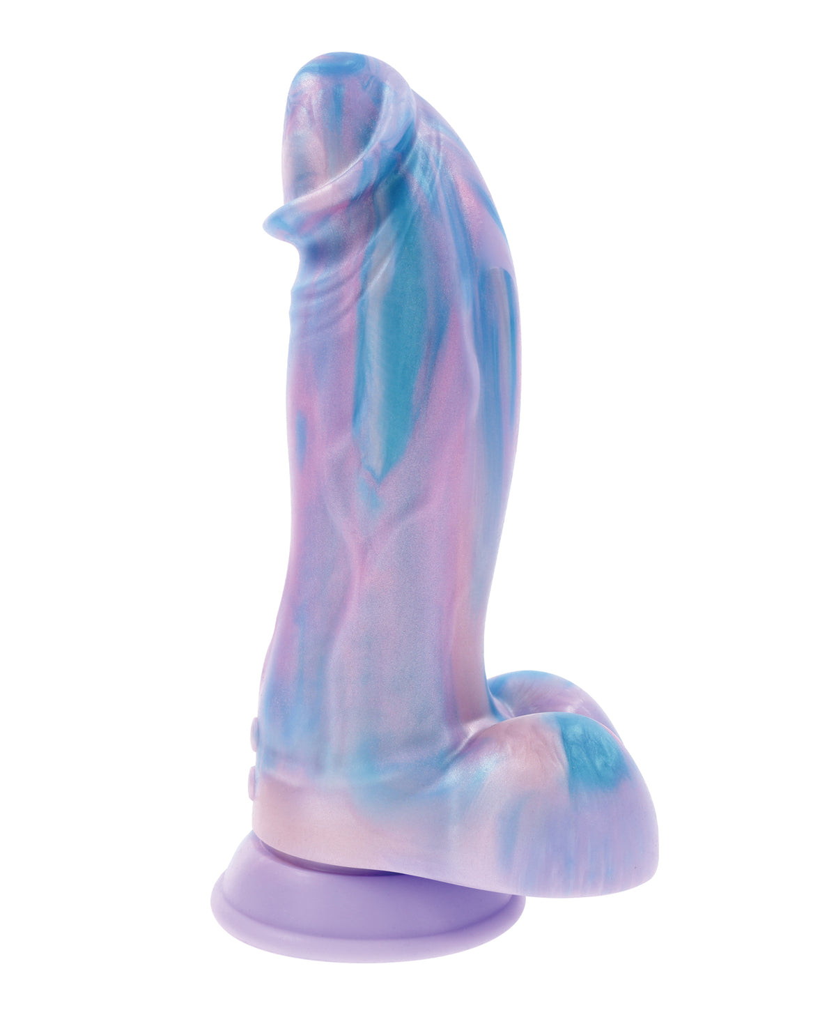 Evolved Mythical Large Flex Vibrator Multicolor Silicone With Suction Cup