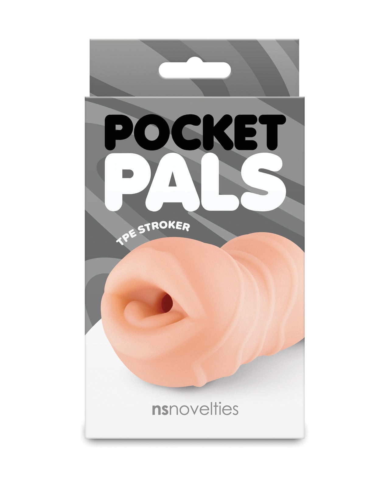 NS Novelties Pocket Pals Mouth Stroker Sleeve Realistic Body Safe TPE Tan