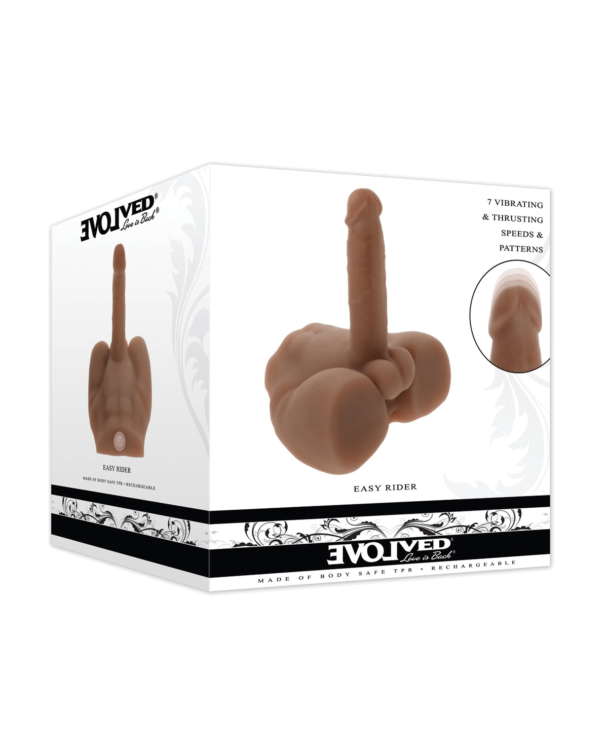 No Eta Evolved Thrusting And Vibrating Realistic Shaft Dildo Dark