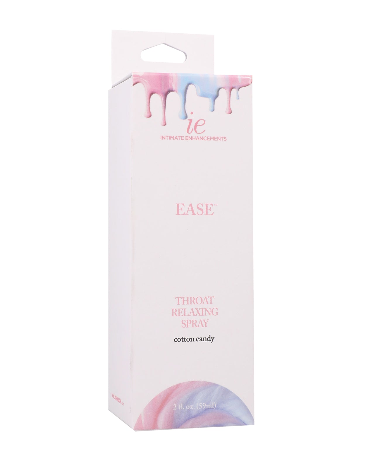 Spray relaxante para a garganta Intimate Enhancements Ease, algodão-doce, 2 Oz