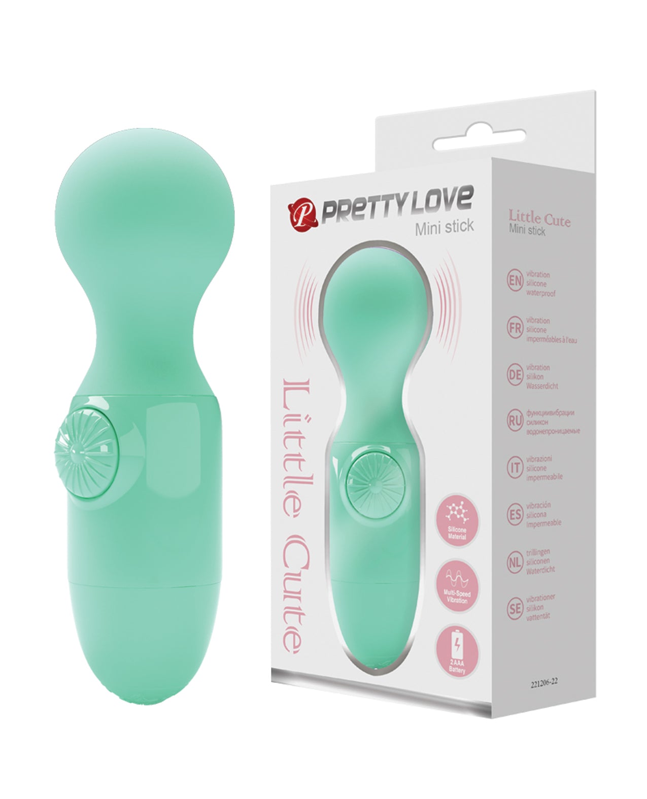 Pretty Love Wonder Mini Stick Mint Massager With Multi Speed Vibration