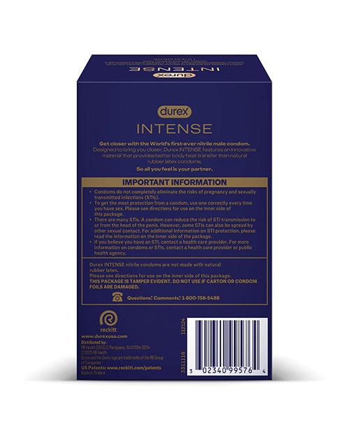 Durex Intense nitrilcondooms voor mannen, ultradun, verpakking van 24