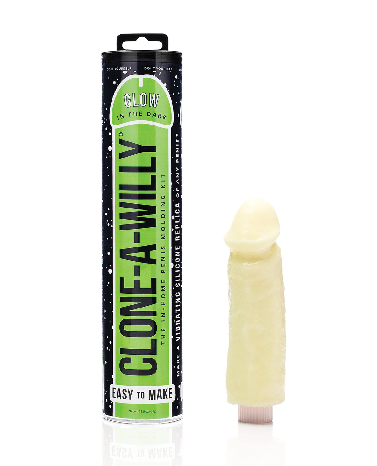 Clone A Willy Kit Vibrating Glow In The Dark Green
