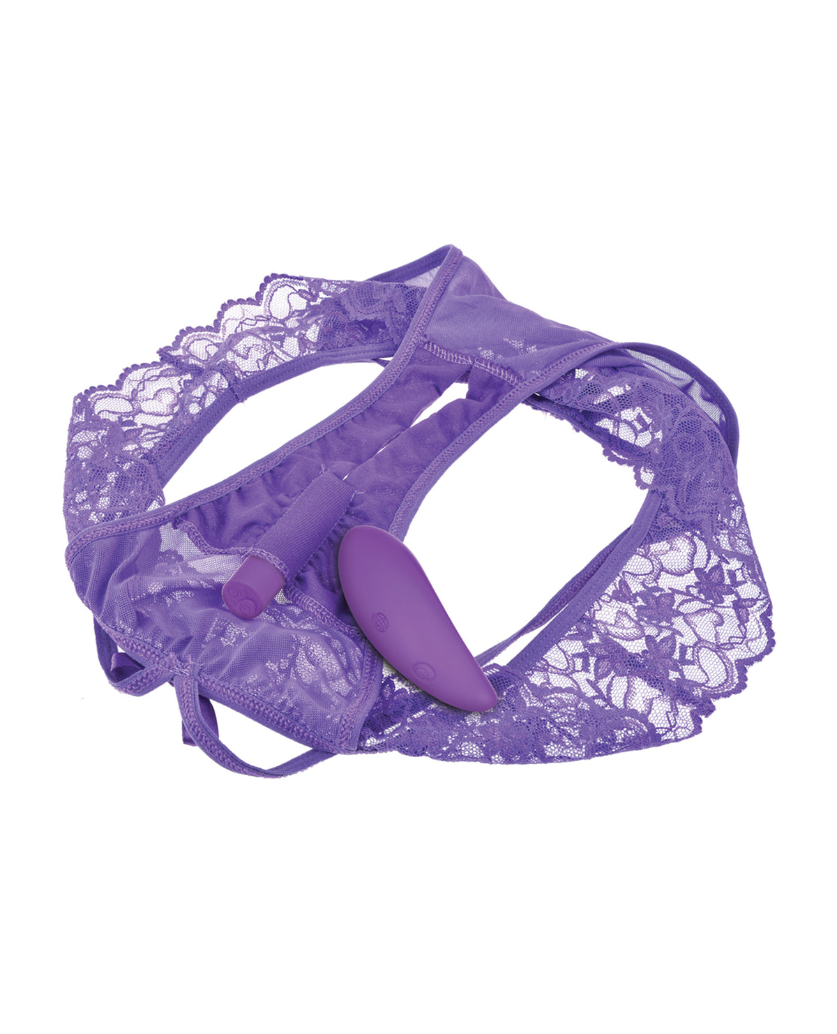 Fantasy For Her Crotchless Panty Thrill Her Purple Lingerie