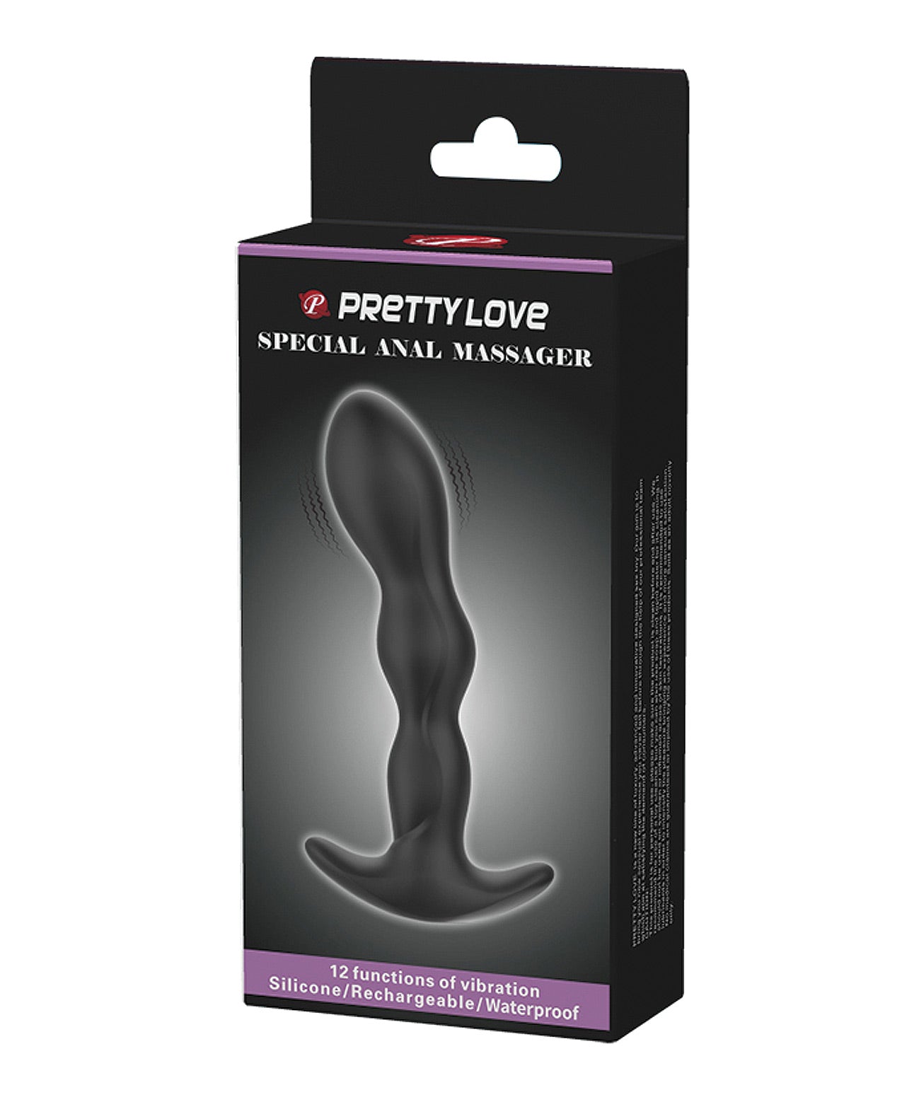 Pretty Love Special Anal Massager Prostate Toy Black