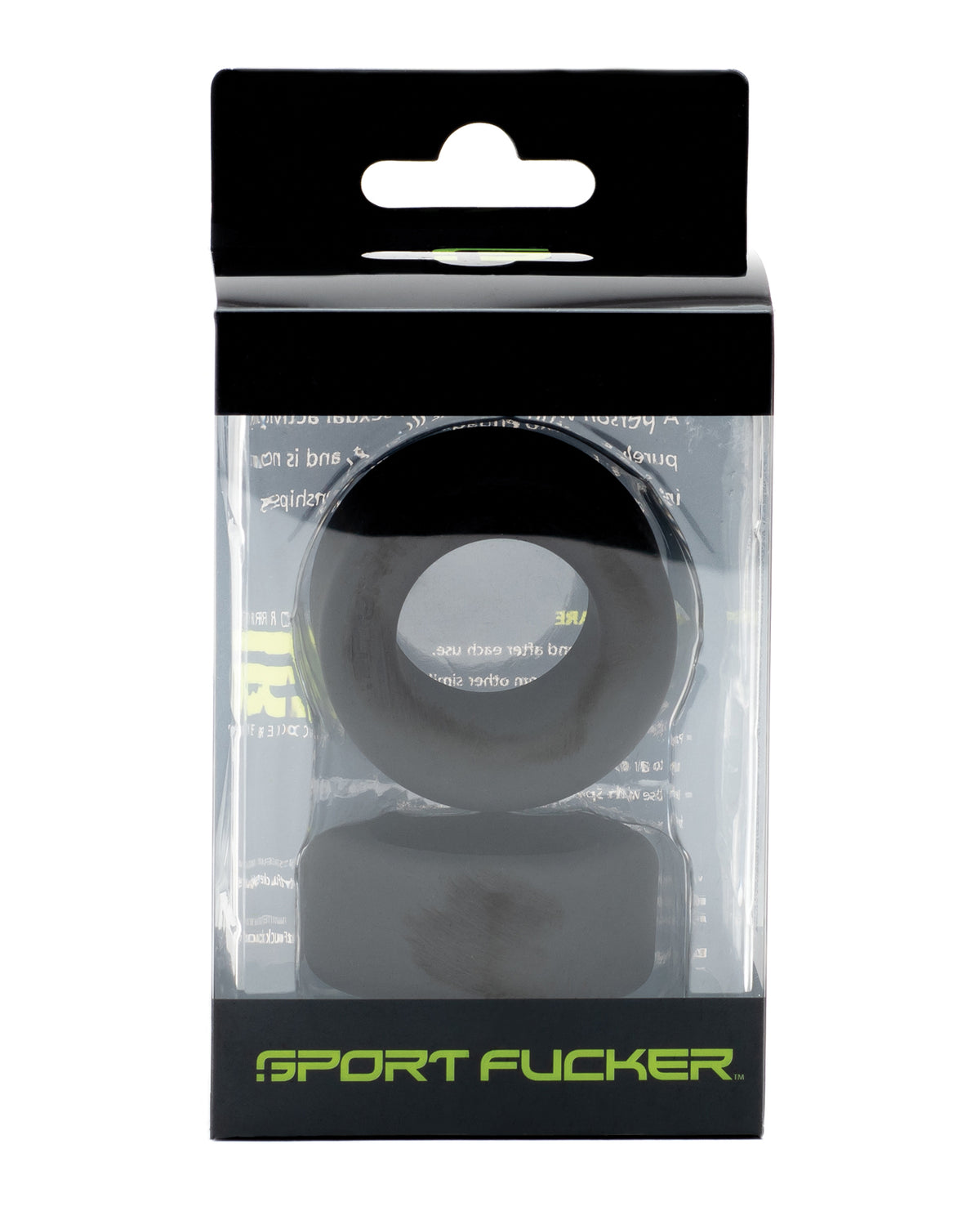 Sport Fucker Nutt Job Two Silicone Rings Set Black