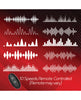 Load image into Gallery viewer, Massive Red Dot Cock Ring V2 With Remote Control Black
