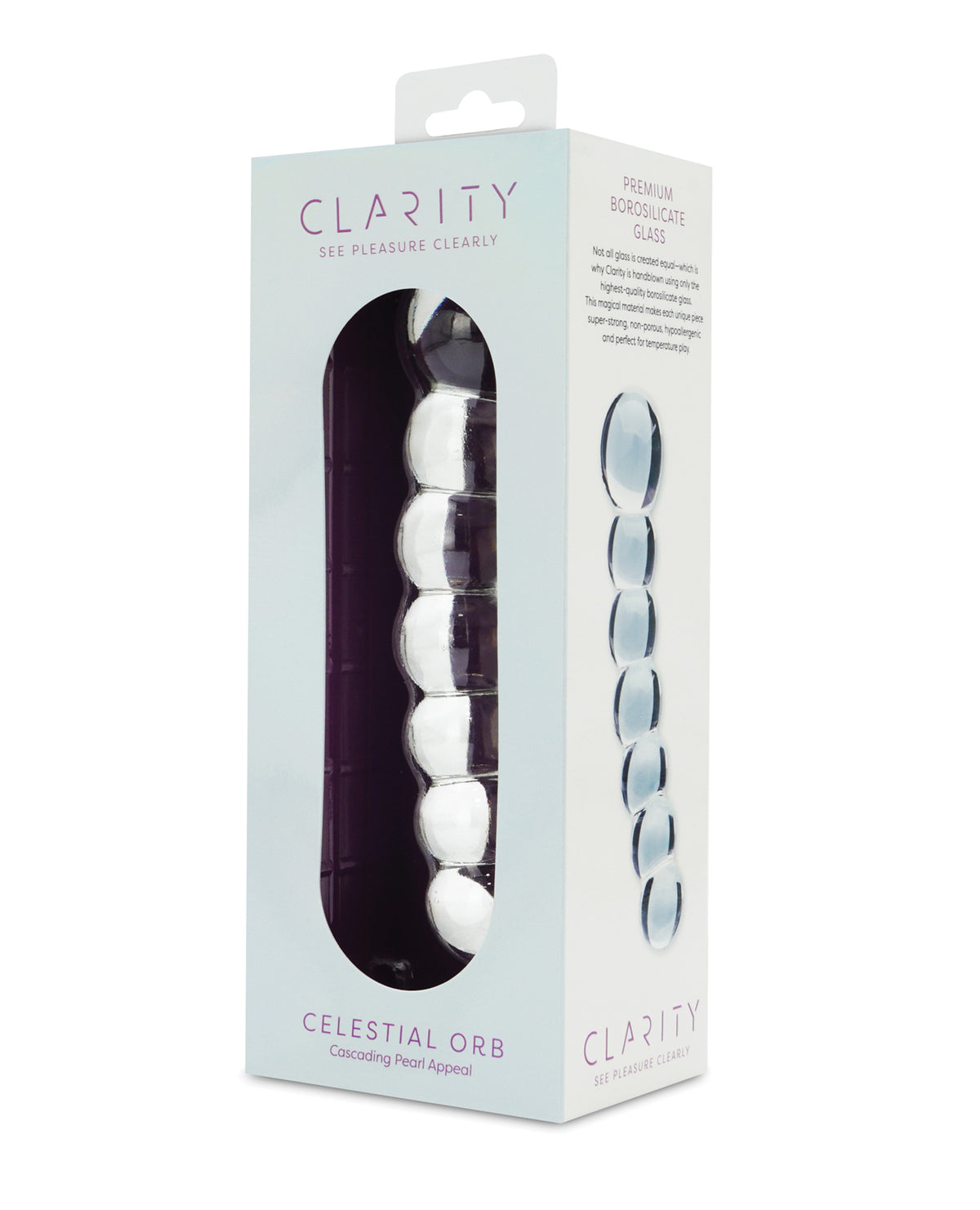 Celestial Orb Double Ended Glass Dildo Premium Borosilicate