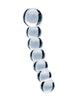 Load image into Gallery viewer, Celestial Orb Double Ended Glass Dildo Premium Borosilicate
