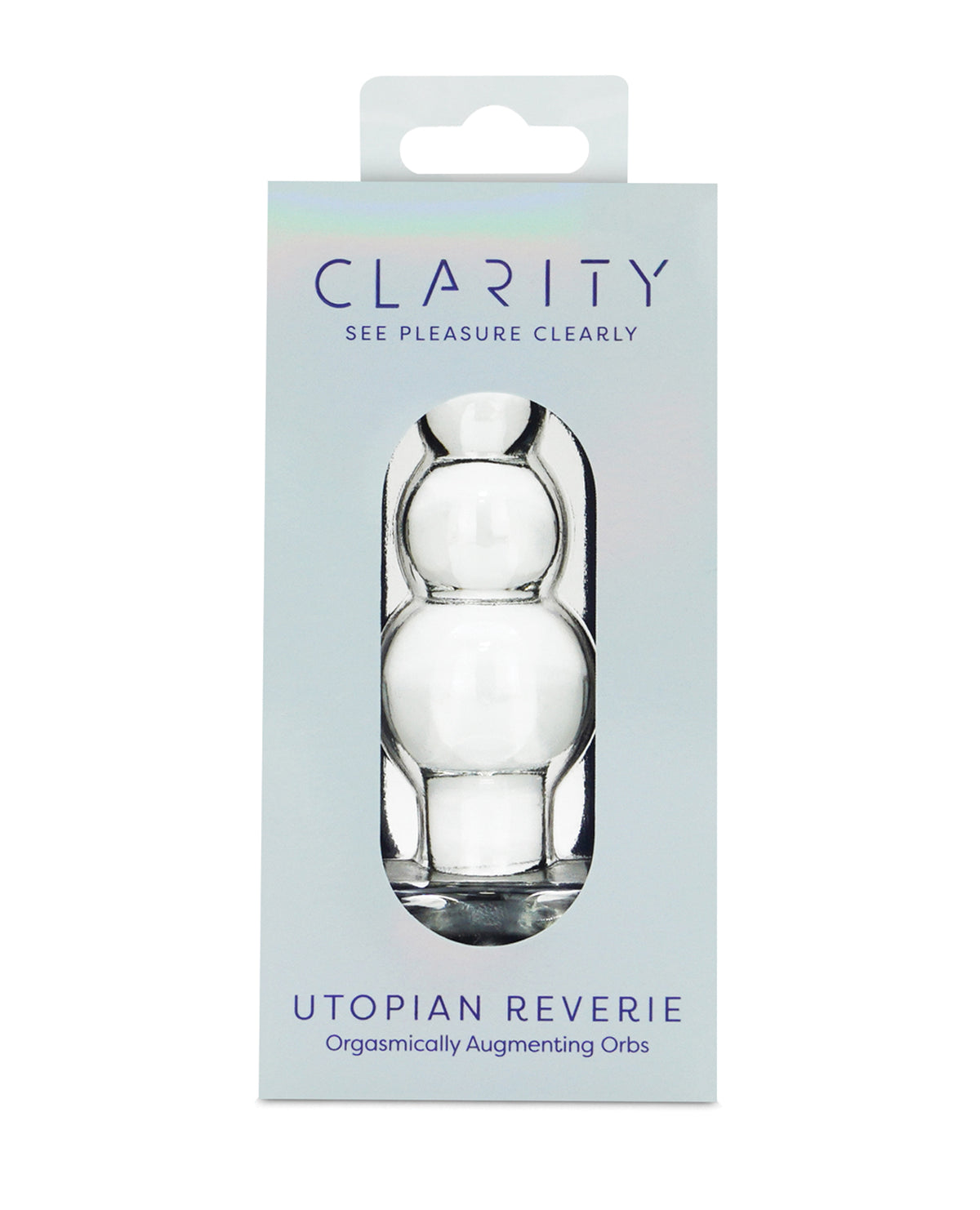 Utopian Reverie Handcrafted Borosilicate Glass Anal Beads Toy 3.6 Inch