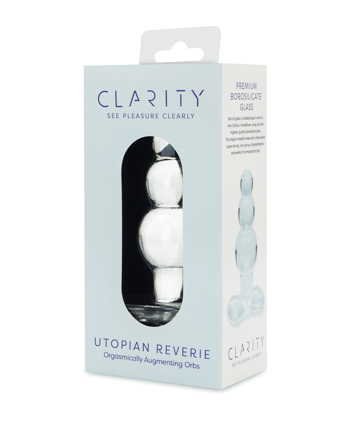 Cuentas anales de vidrio de borosilicato hechas a mano Utopian Reverie, juguete de 3.6 pulgadas