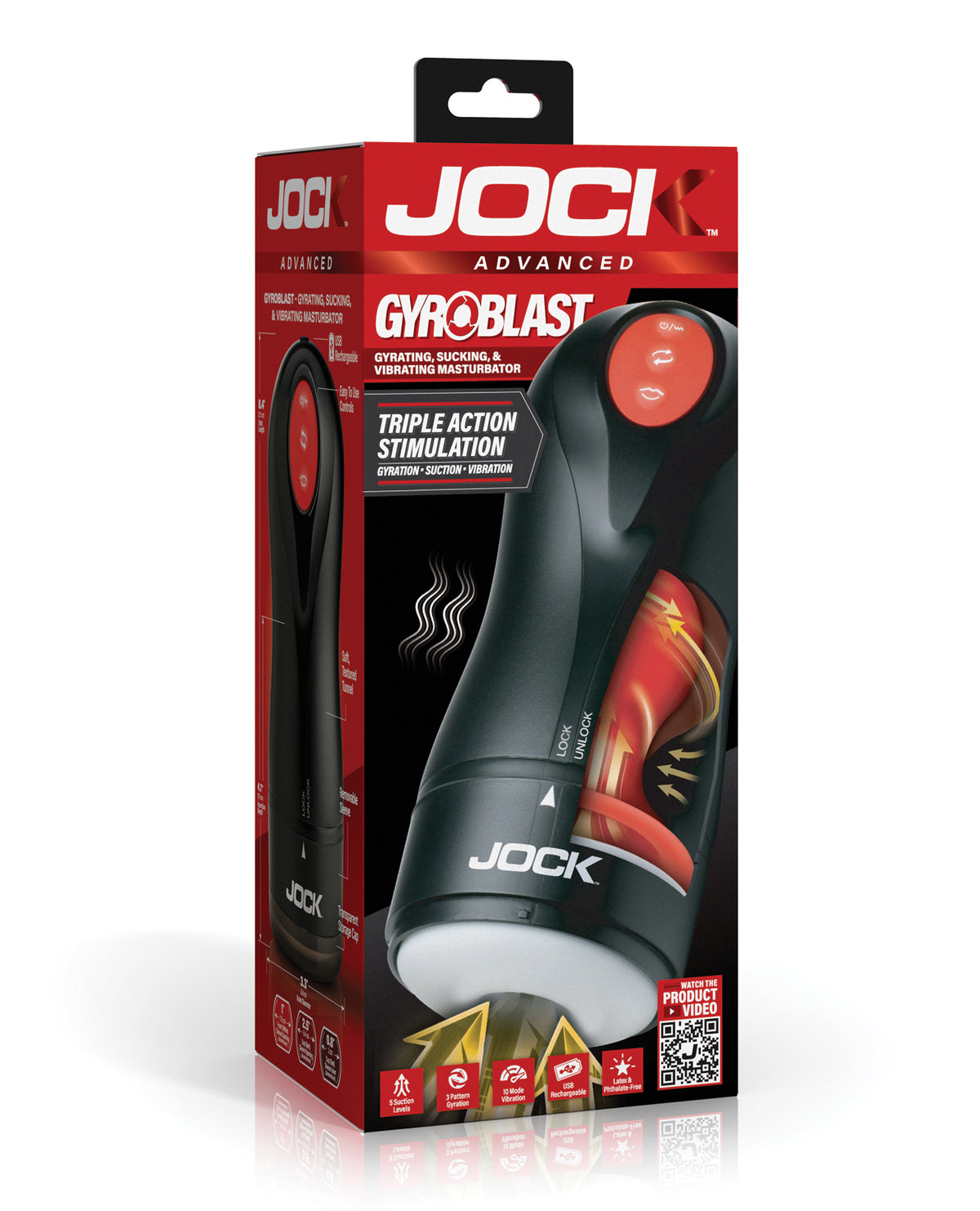 Curve Gyroblast 5 Modes Gyrating Sucking Vibrating Masturb