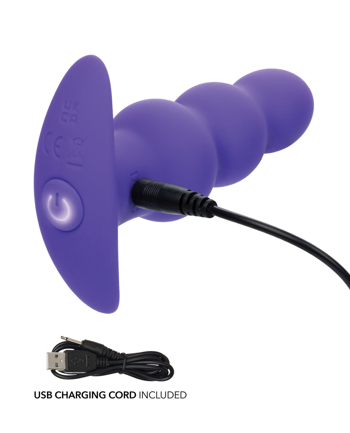 Basic Essentials Rechargeable Beaded Internal Pleasure Stimulator