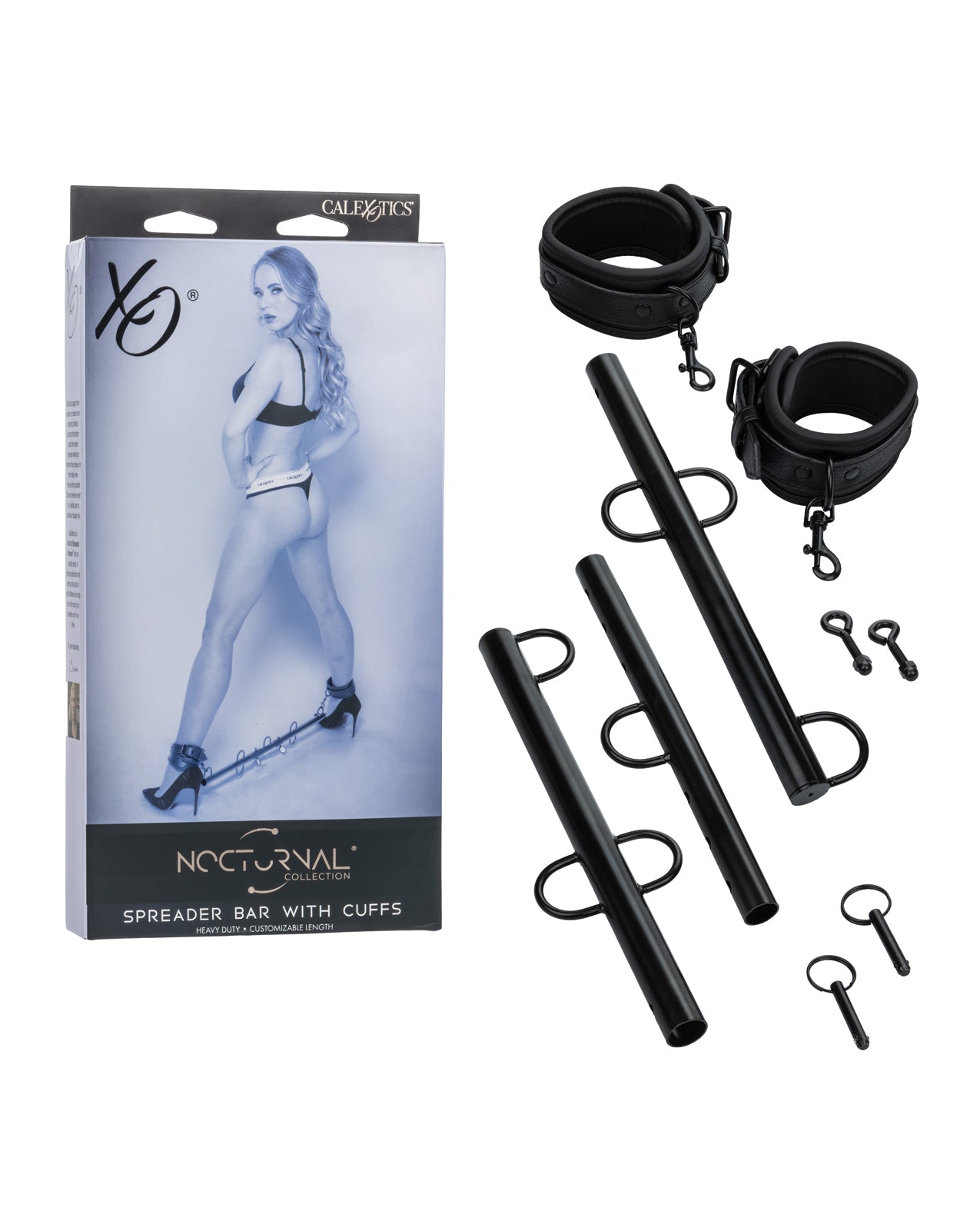 Nocturnal Collection stabile verstellbare Spreizstange mit Manschetten