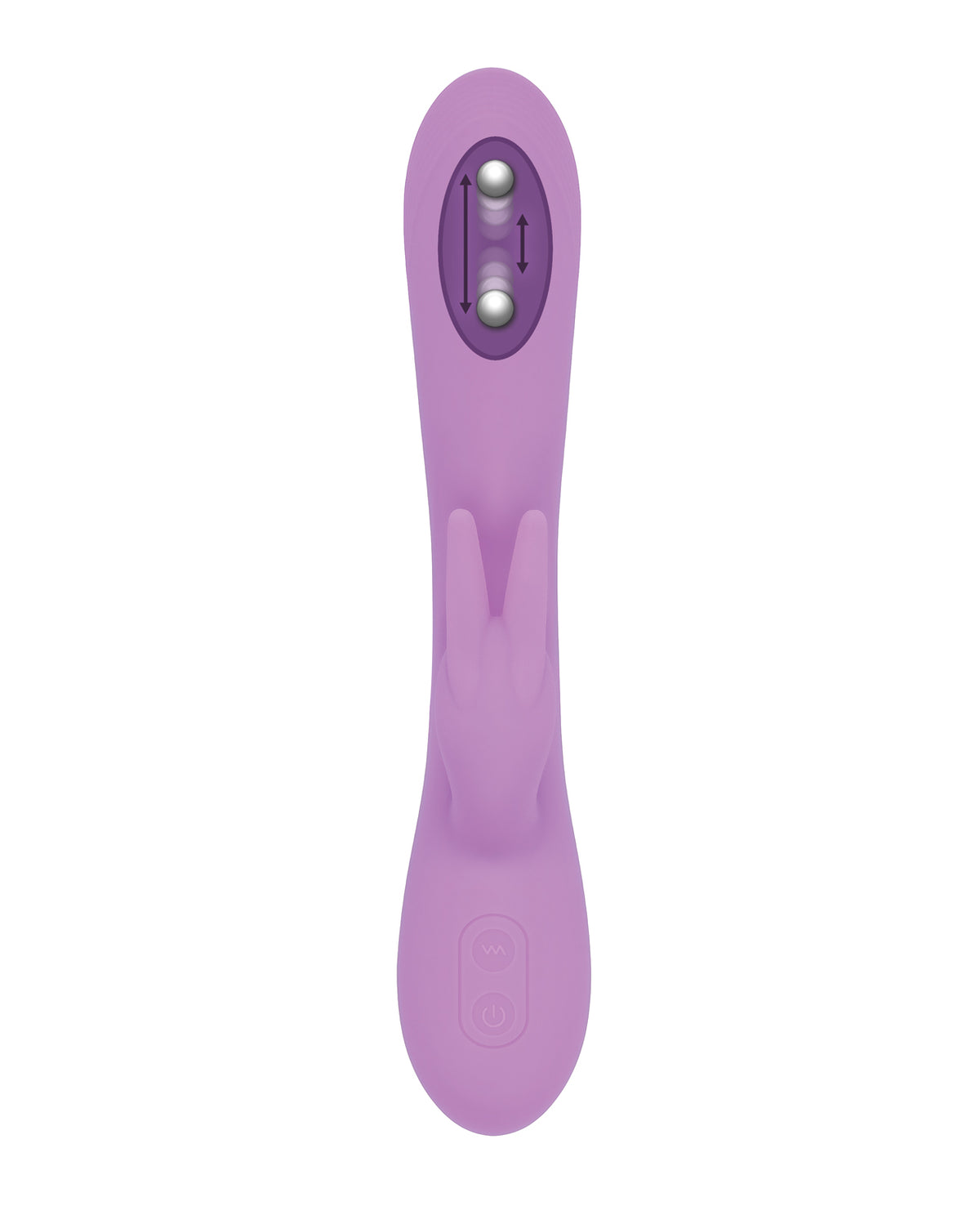 Evolved Pink Rabbit Vibrator With Bead Motion And Flexible Silicone Shaft