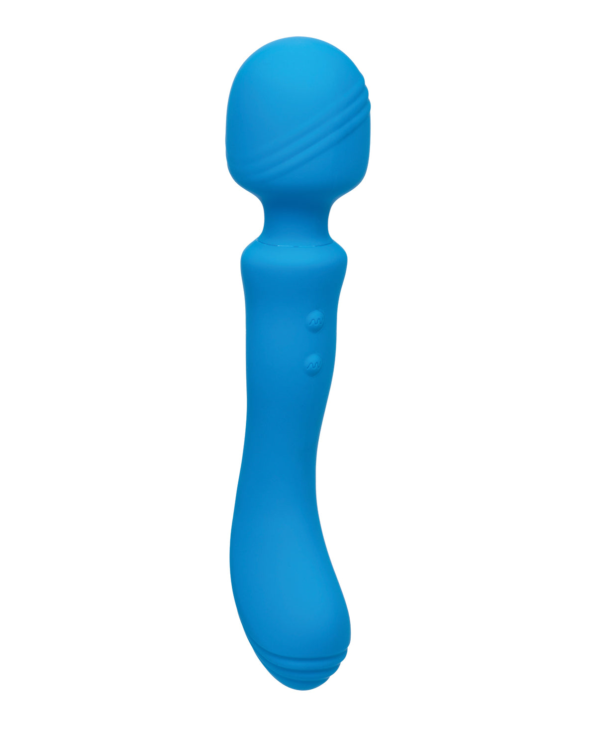 Masajeador vibratorio de doble extremo Rumbler Rumble Wand, azul