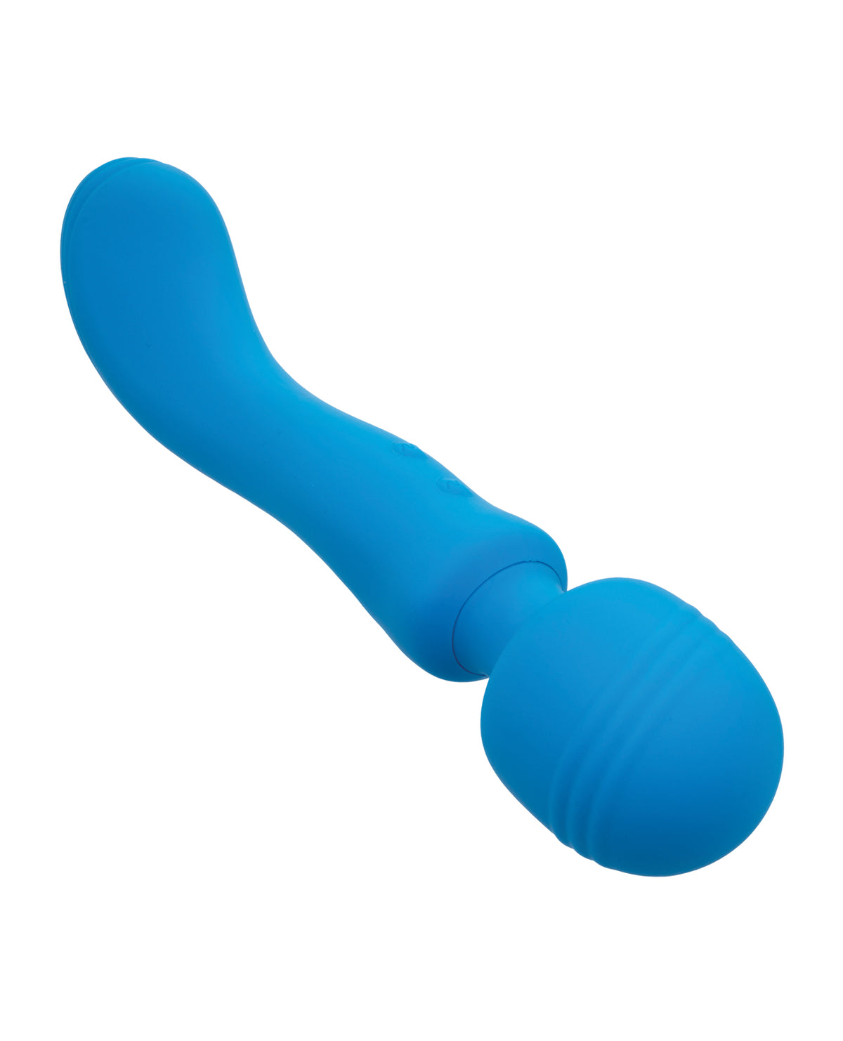 Masajeador vibratorio de doble extremo Rumbler Rumble Wand, azul