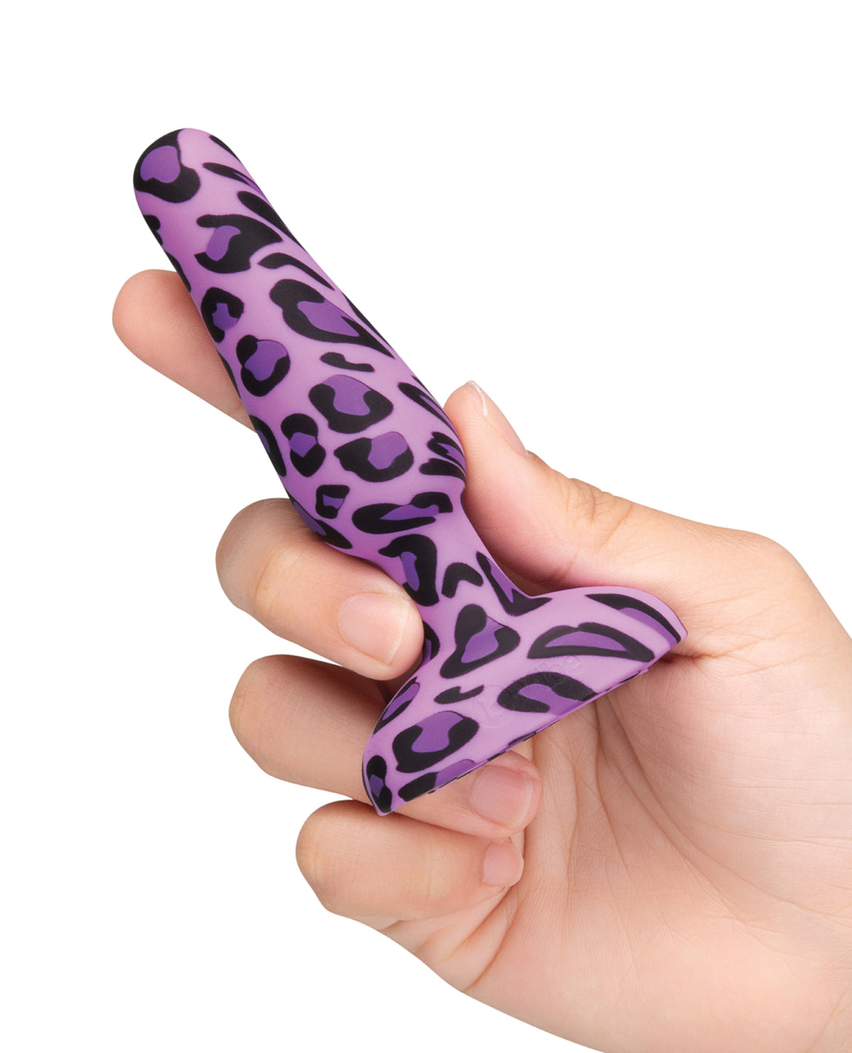 B Vibe Leopard Novice Rechargeable Silicone Plug Featuring 15 Vibrations