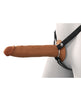Afbeelding laden in Galerijviewer, Fantasy X-Tensions Elite 9" siliconen holle strap-on met dubbele dichtheid - Bruin
