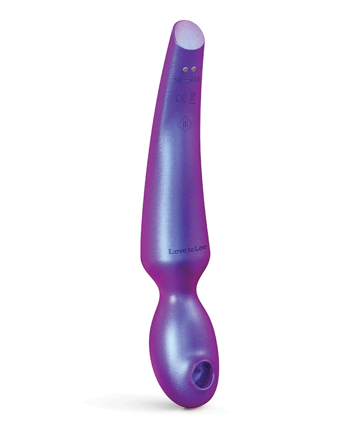 Pleaser Flapping Head Clit Vibrator 5 Modes 8 Intensities Iridescent Night