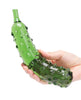 Afbeelding laden in Galerijviewer, Realistische glazen dildo met textuur, 8,25 inch, in de vorm van een streelkomkommer
