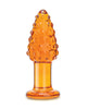 Afbeelding laden in Galerijviewer, Cornstar glazen buttplug van 4 inch met getextureerde maïskorrels
