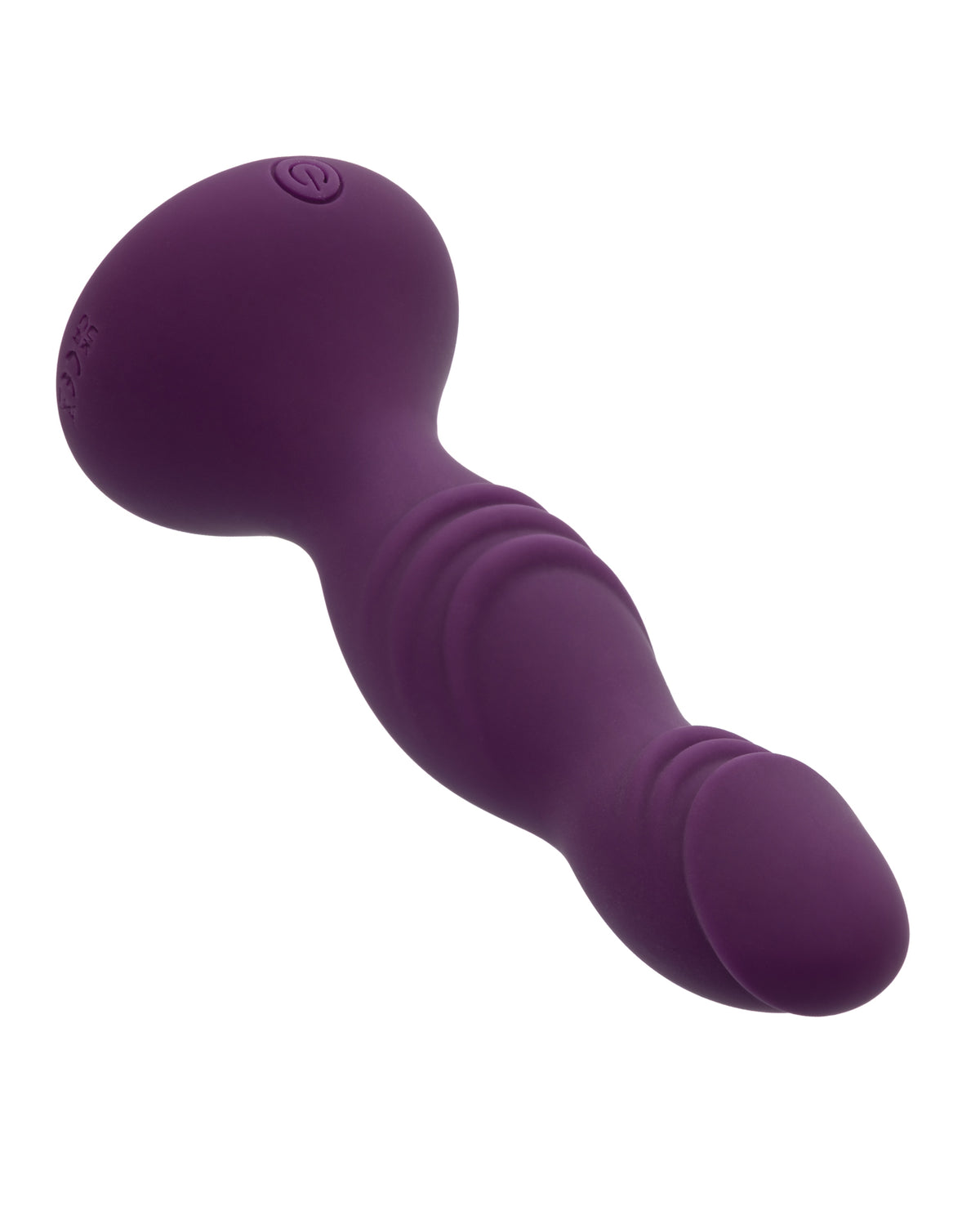 Vibrador Deep Stud con diseño curvo texturizado para una estimulación intensa