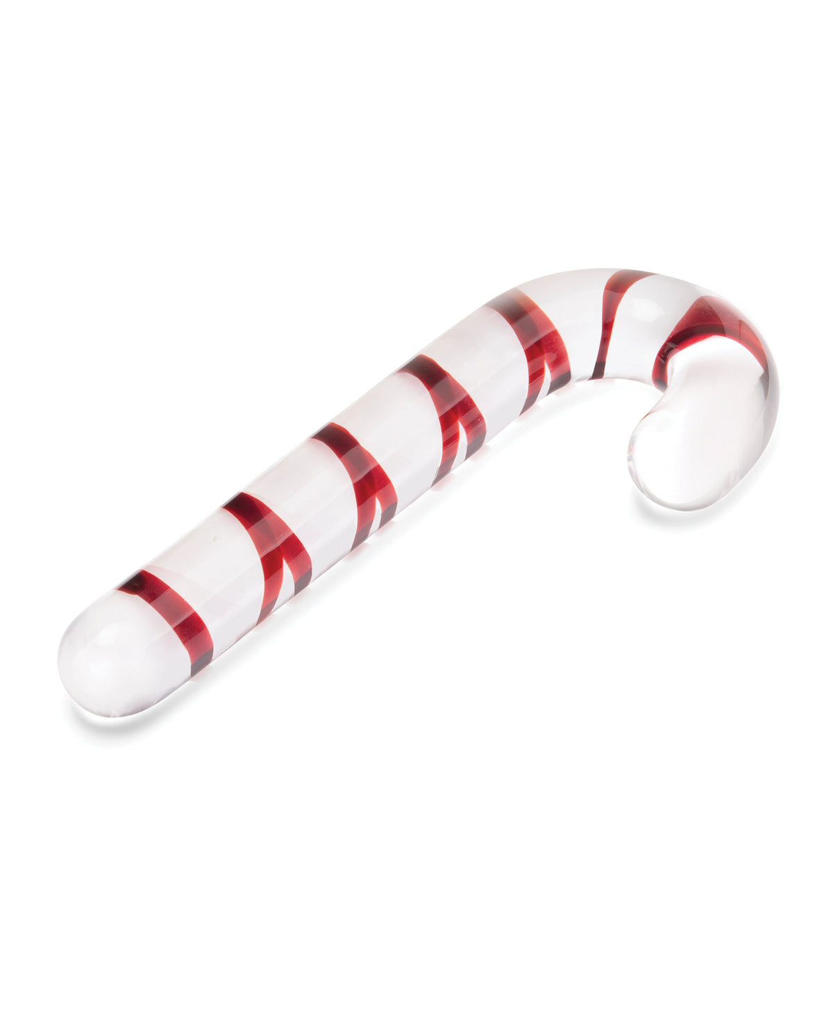 Dildo de vidrio con forma de bastón de caramelo, 7.5 pulgadas, diseño Dream, juguete para el placer adulto