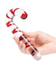 Cargue la imagen en el visor de la galería, Dildo de vidrio con forma de bastón de caramelo, 7.5 pulgadas, diseño Dream, juguete para el placer adulto
