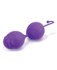Carregar imagem no visualizador da Galeria, Icon Brands S Kegels Silicone Balls Purple With Easy Pull Extension
