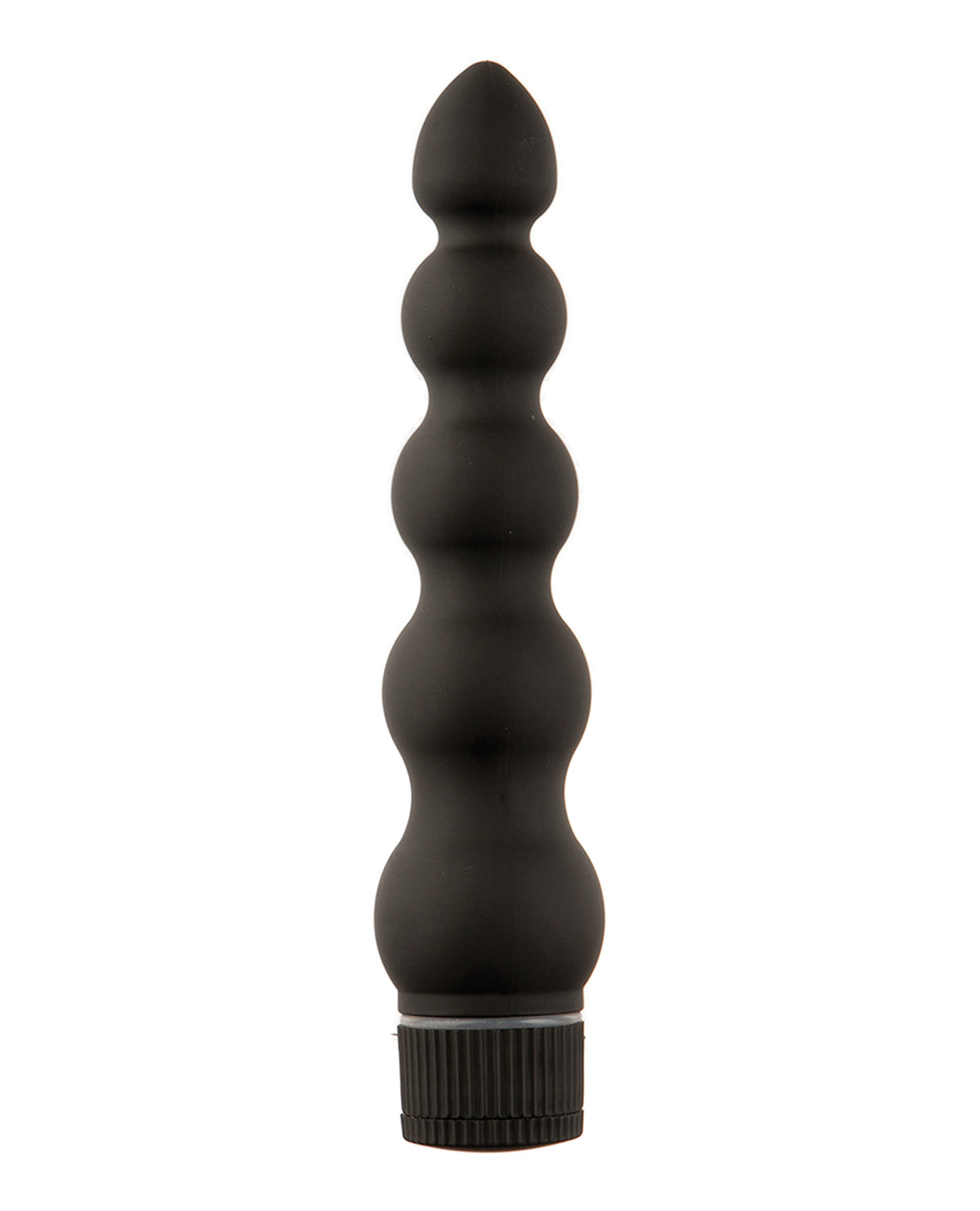 Black Magic 7 Inch Ribbed Vibe For Clitoral G Spot And Anal Pleasure
