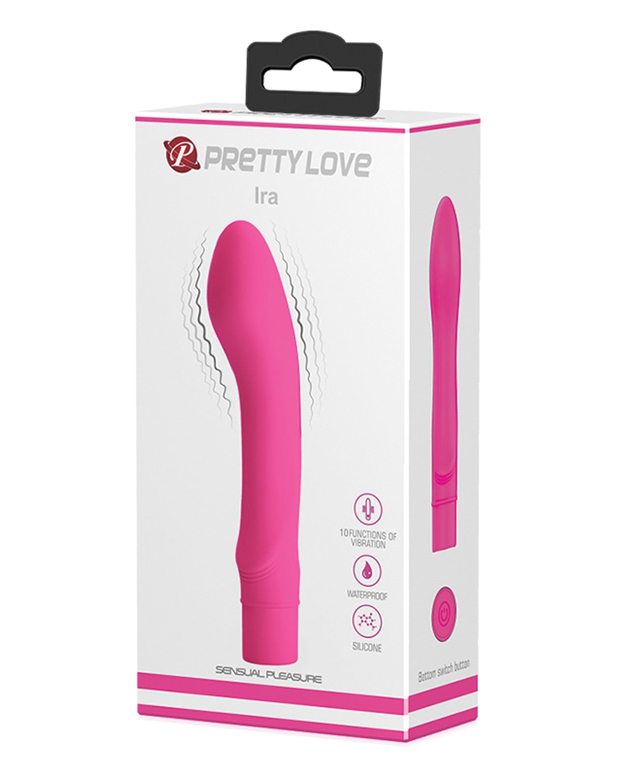 Pretty Love Ira 10 Functions Medical Grade Silicone Vibrator Fuchsia