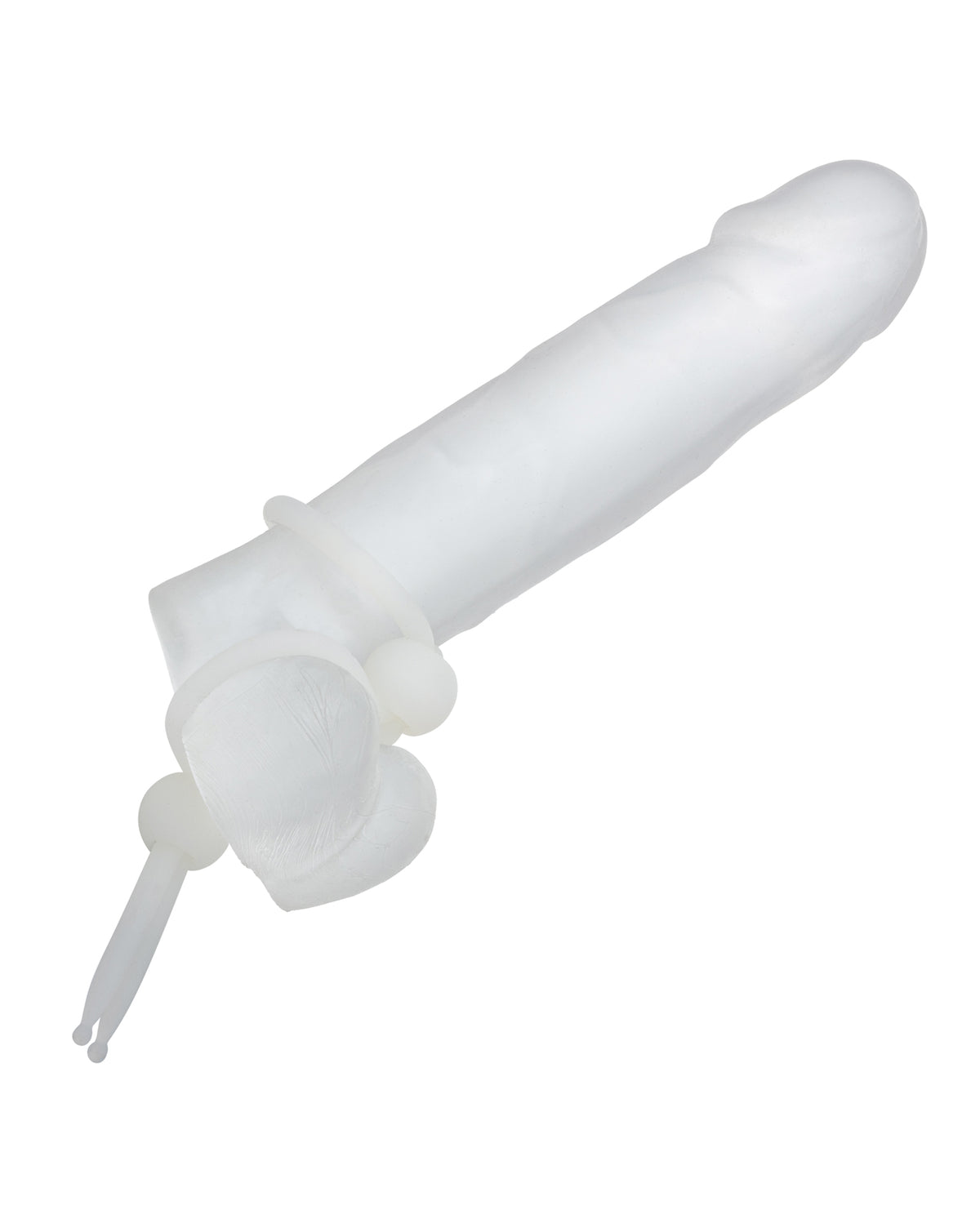 Alpha Liquid Silicone podwójny lasso zwiększający wytrzymałość, naturalny