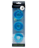 Carregar imagem no visualizador da Galeria, Sport Fucker Chubby Cockring Pack Of 3 Ice Blue Stretchable TPR
