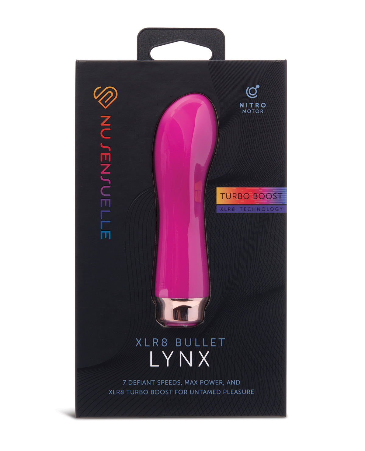 Nu Sensuelle Lynx Bullet Vibrator With Nitro Motor And Turbo Boost Magenta