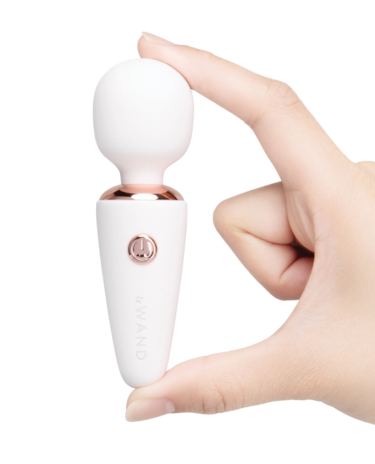 Le Wand Mini Micro Rechargeable Vibrating Massager White