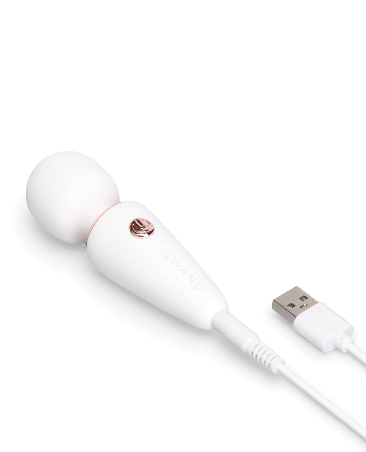 Le Wand Mini Micro Rechargeable Vibrating Massager White