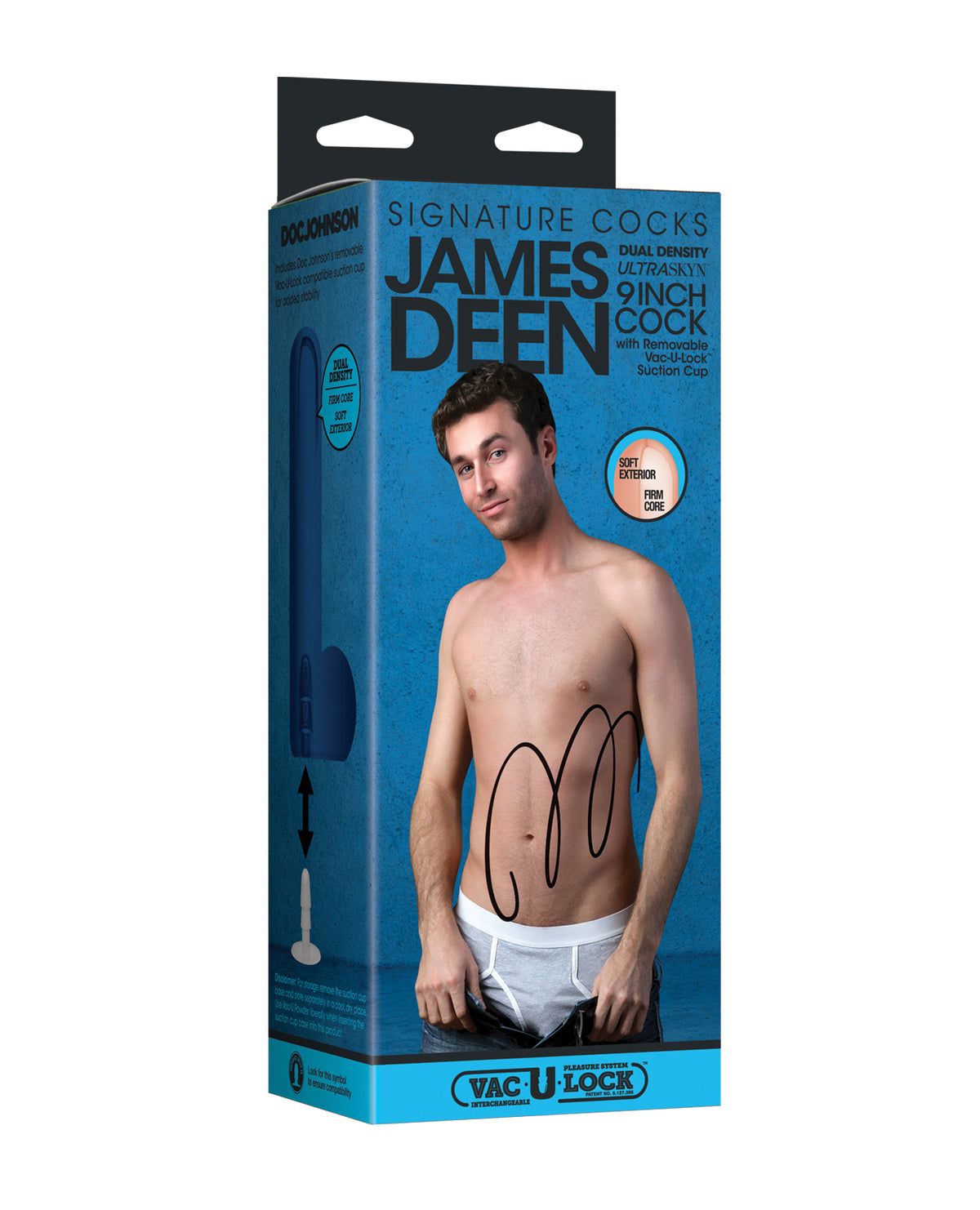 James Deen Ultraskyn Realistic Premium Flesh Warming Dildo