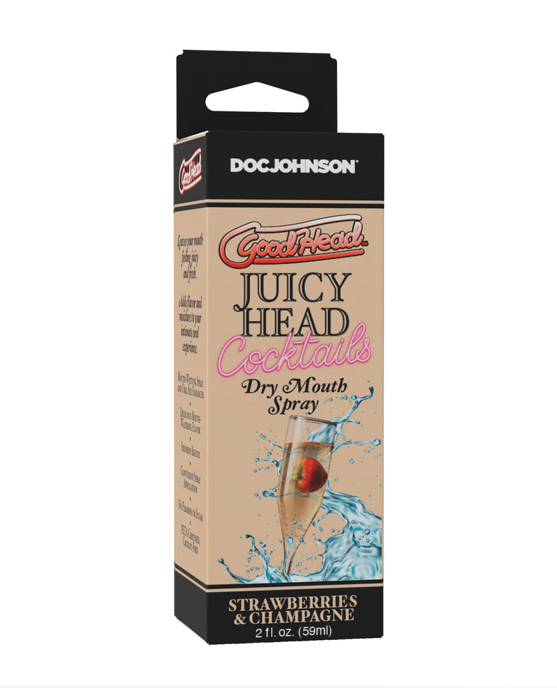 Carregar imagem no visualizador da Galeria, Spray para boca seca GoodHead Juicy Head de morango e champanhe, sem açúcar e vegano

