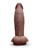 Afbeelding laden in Galerijviewer, Bvibe Slipskin Girthy dildo van 9 inch van realistisch bruin siliconenmateriaal
